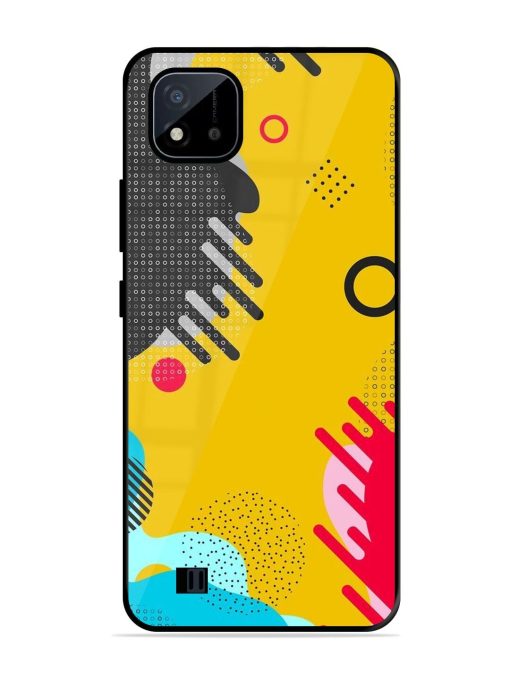 Neon Pop Glossy Soft Edge Case for Realme C20 Chachhi