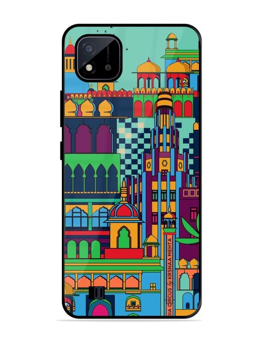 Indian Tapestry Glossy Soft Edge Case for Realme C20 Chachhi