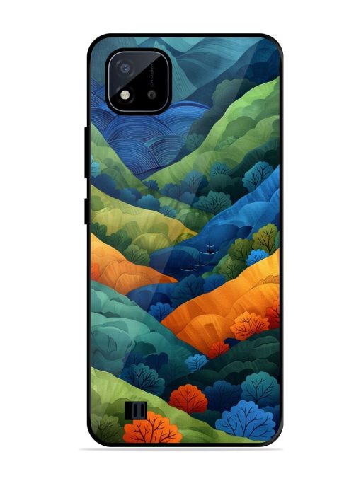 Serene Summits Glossy Soft Edge Case for Realme C20 Chachhi