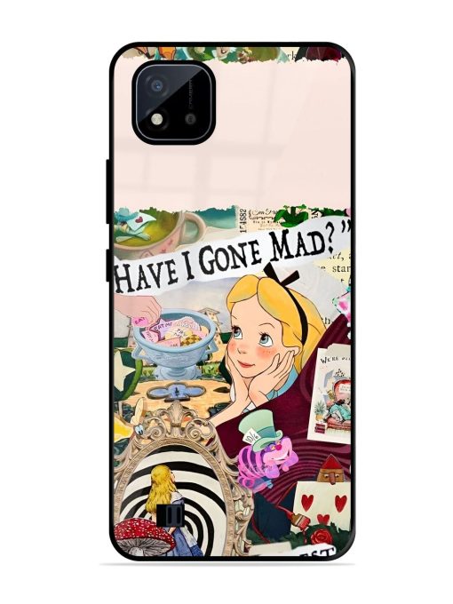 Mad Hatter'S Collage Glossy Soft Edge Case for Realme C20 Chachhi