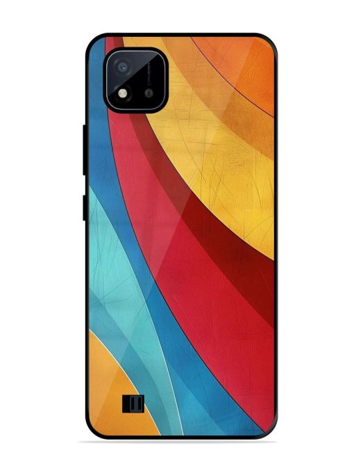 Curving Canvas Glossy Soft Edge Case for Realme C20 Chachhi