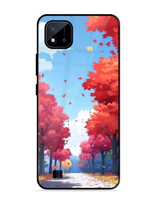 Autumn'S Embrace Glossy Soft Edge Case for Realme C20 Chachhi