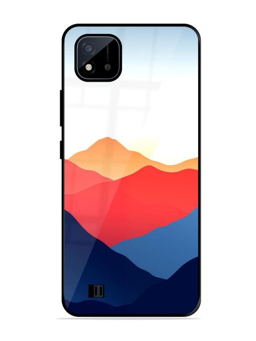 Sunset Peaks Glossy Soft Edge Case for Realme C20 Chachhi