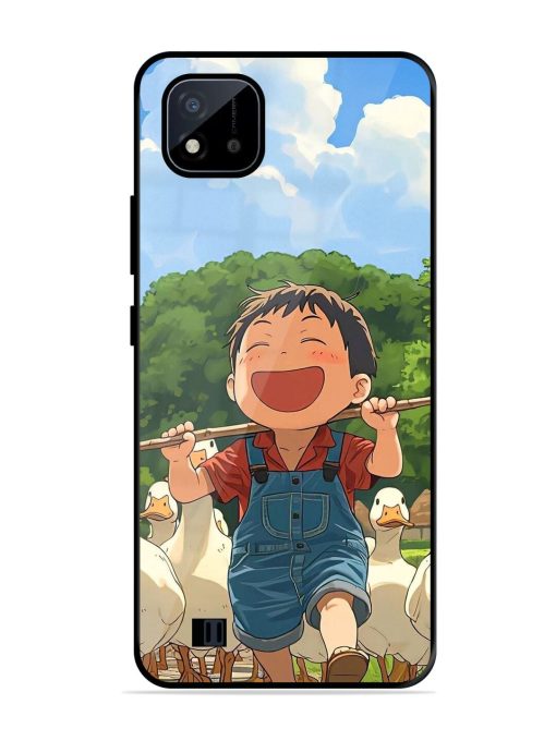 Duck Parade Glossy Soft Edge Case for Realme C20 Chachhi