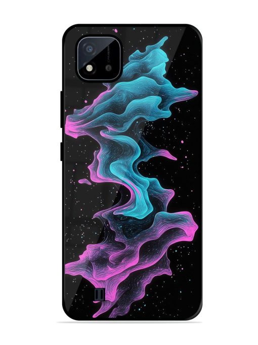 Cosmic Currents Glossy Soft Edge Case for Realme C20 Chachhi