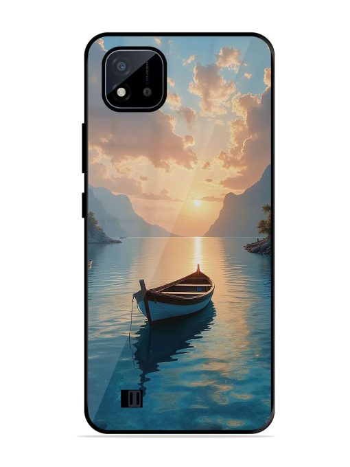 Serene Sunset Glossy Soft Edge Case for Realme C20 Chachhi