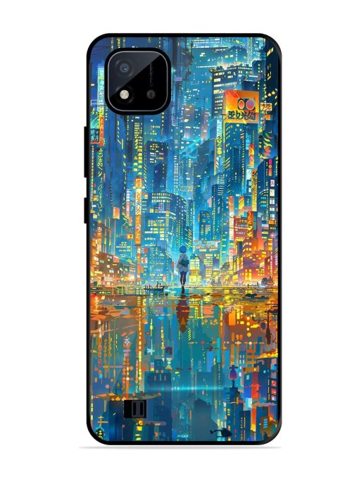 Neon Metropolis Glossy Soft Edge Case for Realme C20 Chachhi