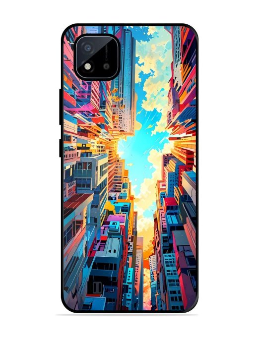 Skyward City Glossy Soft Edge Case for Realme C20 Chachhi