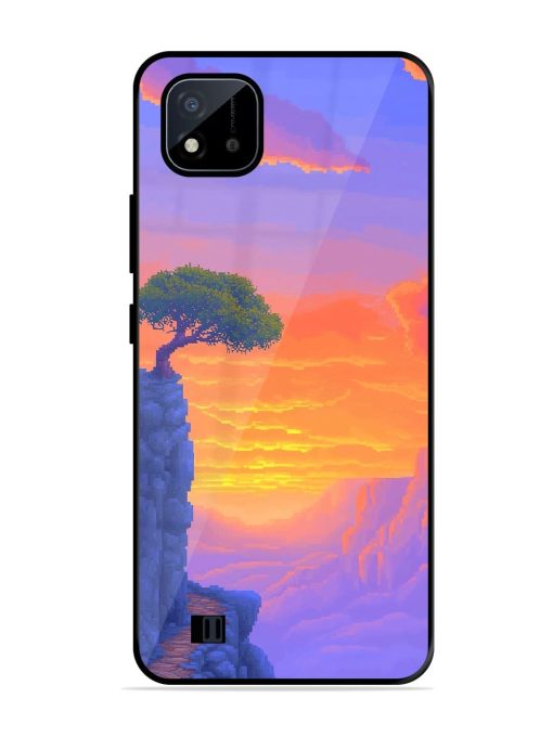 Cliffside Solitude Glossy Soft Edge Case for Realme C20 Chachhi