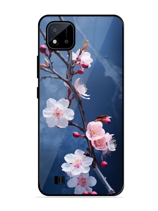 Delicate Blossoms Glossy Soft Edge Case for Realme C20 Chachhi