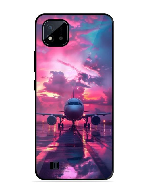 Neon Runway Glossy Soft Edge Case for Realme C20 Chachhi