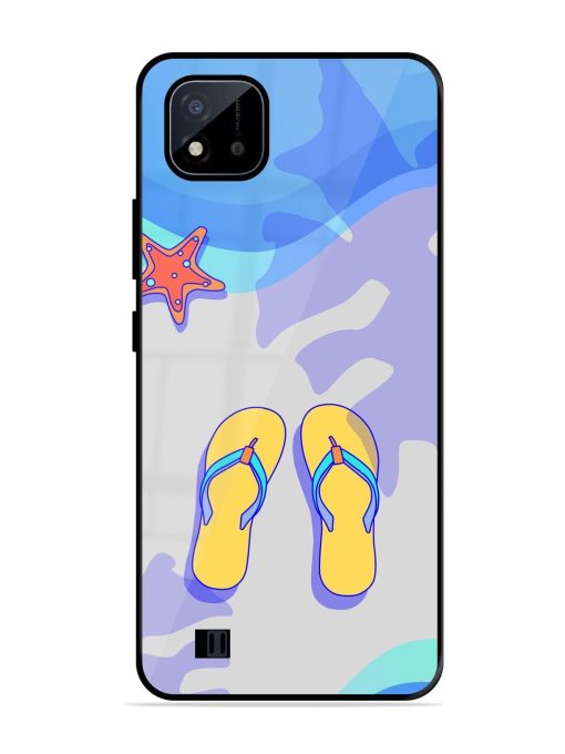 Sandy Toes And Salty Seas Glossy Soft Edge Case for Realme C20 Chachhi