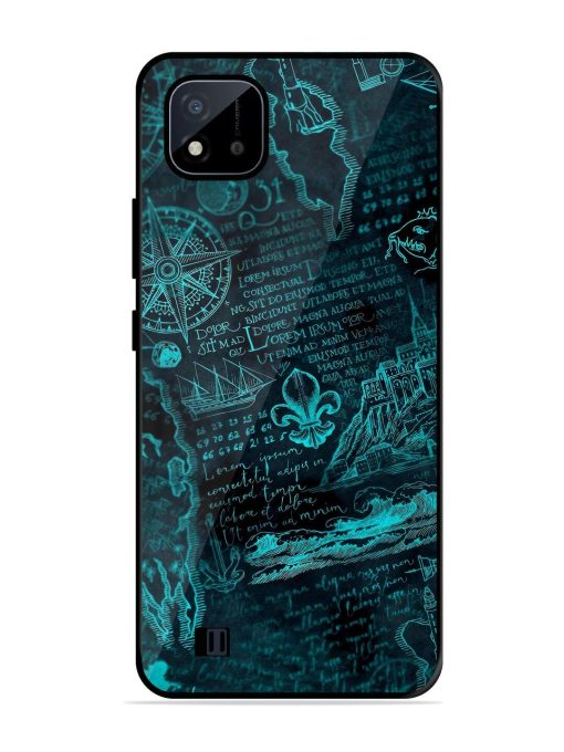 Nautical Notebook Glossy Soft Edge Case for Realme C20 Chachhi