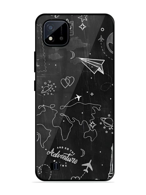 Wanderlust Sketchbook Glossy Soft Edge Case for Realme C20 Chachhi