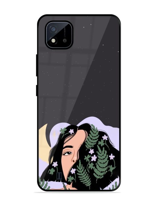 Lunar Lullaby Glossy Soft Edge Case for Realme C20 Chachhi