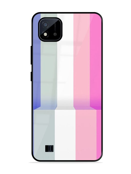 Pastel Palette Glossy Soft Edge Case for Realme C20 Chachhi