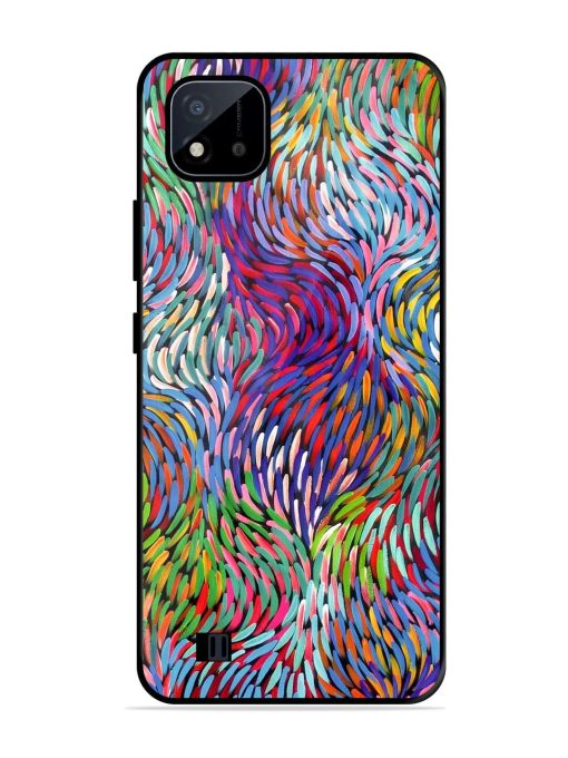 Vibrant Waves Glossy Soft Edge Case for Realme C20 Chachhi