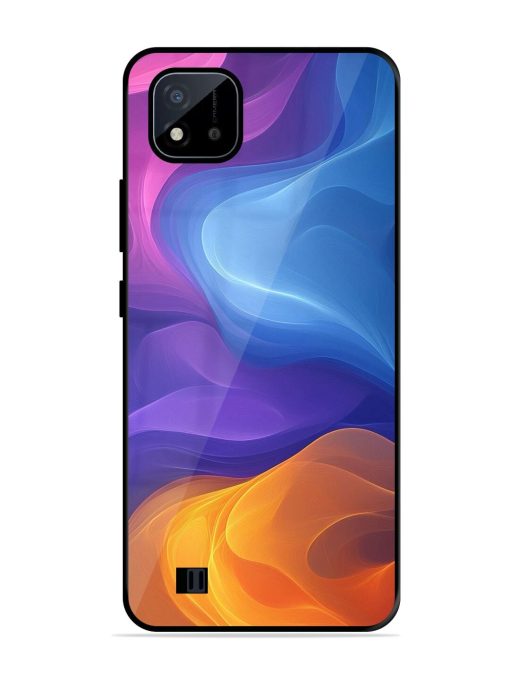 Cosmic Currents Glossy Soft Edge Case for Realme C20 Chachhi