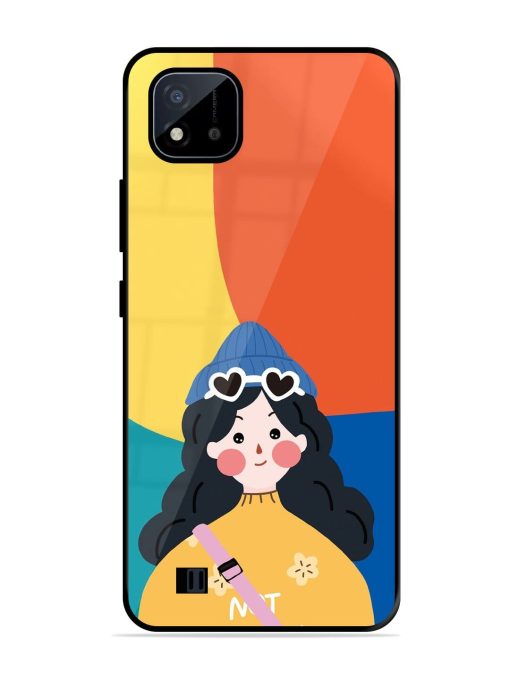 Colorful Vibes Glossy Soft Edge Case for Realme C20 Chachhi