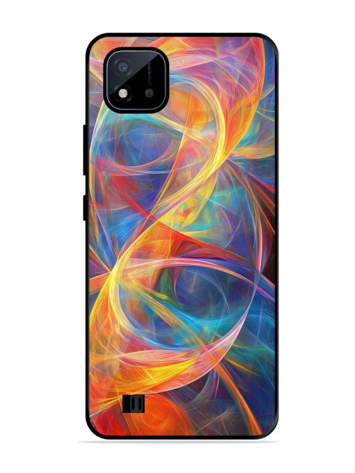 Cosmic Currents Glossy Soft Edge Case for Realme C20 Chachhi