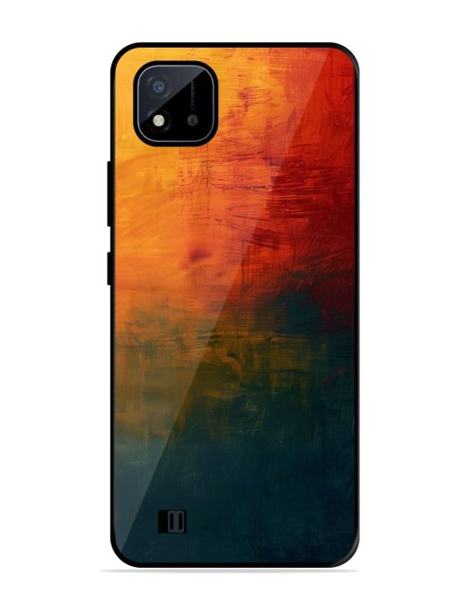 Golden Hour Canvas Glossy Soft Edge Case for Realme C20 Chachhi