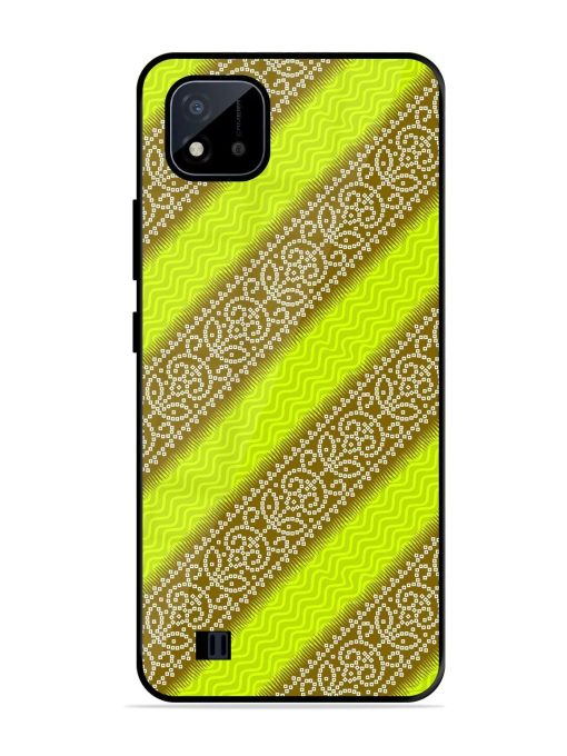 Golden Bandana Bliss Glossy Soft Edge Case for Realme C20 Chachhi