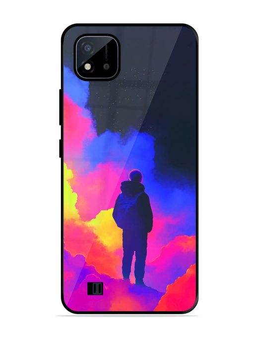 Cosmic Wanderer Glossy Soft Edge Case for Realme C20 Chachhi