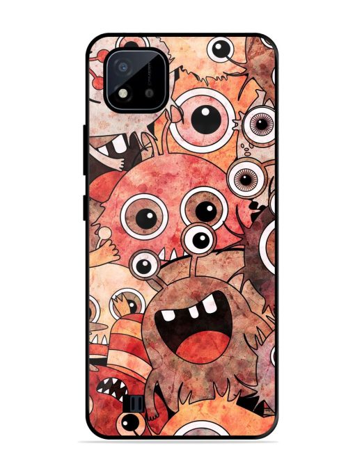 Monster Mash Glossy Soft Edge Case for Realme C20 Chachhi