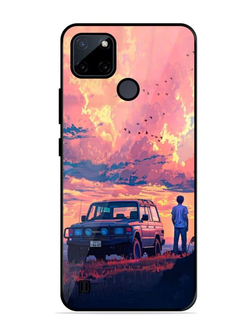 Solitude'S Horizon Glossy Soft Edge Case for Realme C21Y Chachhi