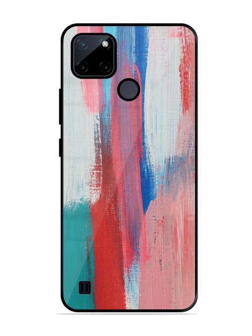 Colorful Chaos Glossy Soft Edge Case for Realme C21Y Chachhi