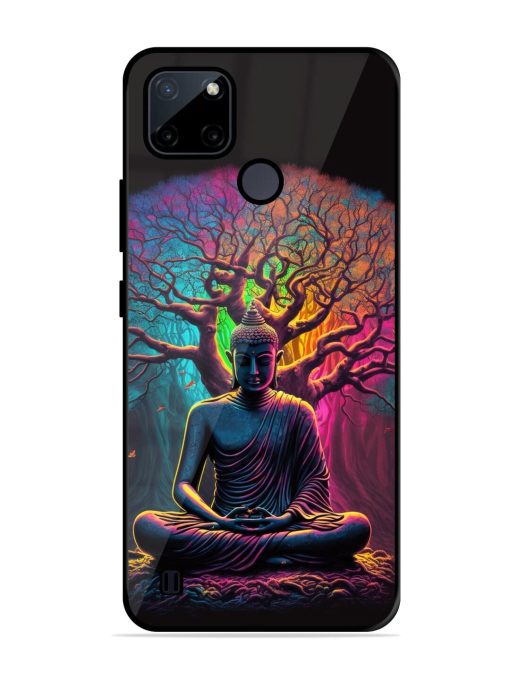 Enlightened Serenity Glossy Soft Edge Case for Realme C21Y Chachhi