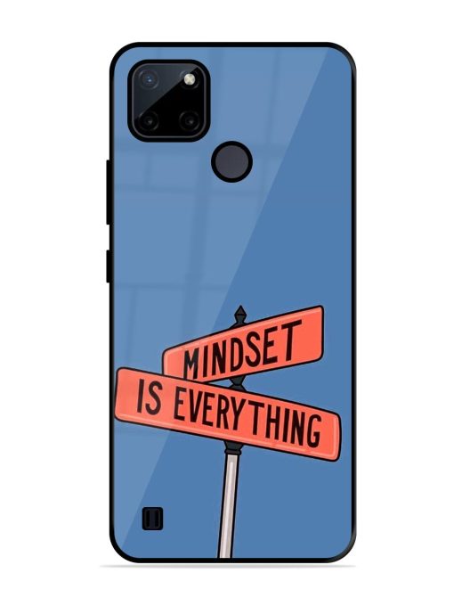 Mindset Matters Glossy Soft Edge Case for Realme C21Y Chachhi