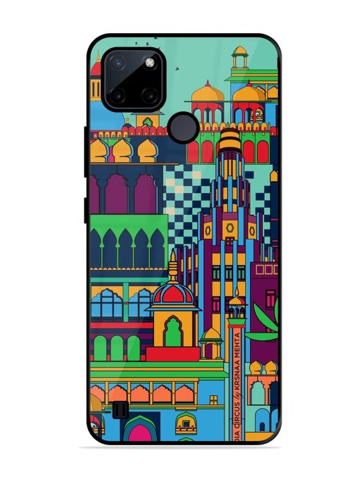 Indian Tapestry Glossy Soft Edge Case for Realme C21Y Chachhi