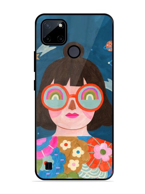 Dreamscape Vision Glossy Soft Edge Case for Realme C21Y Chachhi