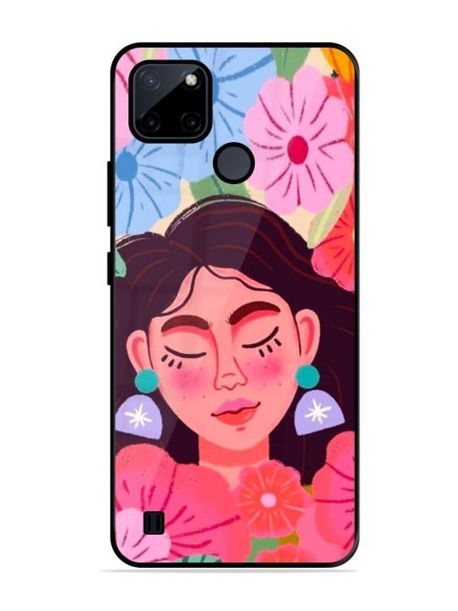 Blooming Serenity Glossy Soft Edge Case for Realme C21Y Chachhi