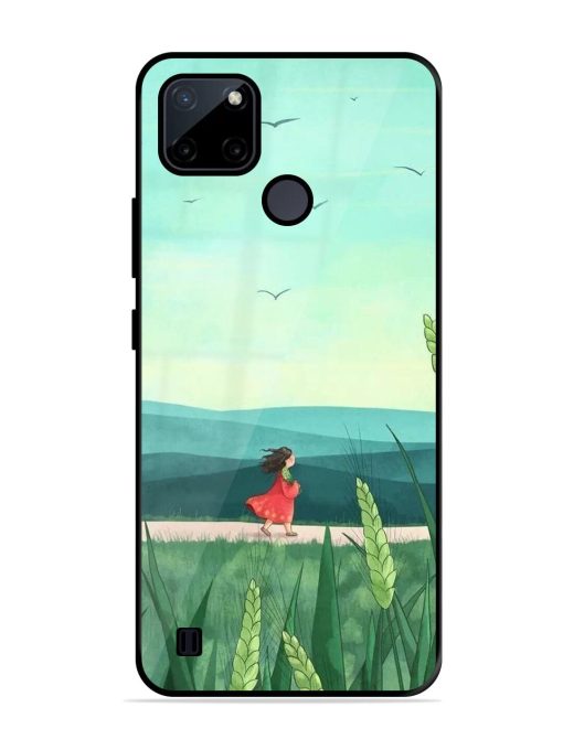 Solitude'S Serenity Glossy Soft Edge Case for Realme C21Y Chachhi