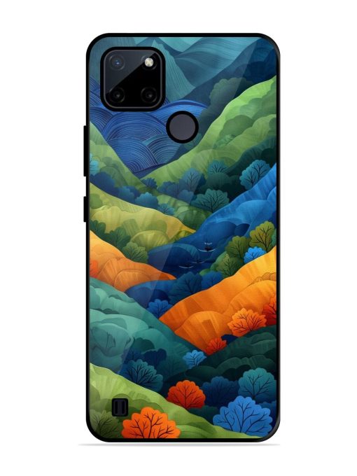 Serene Summits Glossy Soft Edge Case for Realme C21Y Chachhi