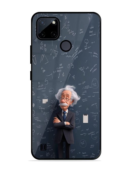 Albert Einstein Glossy Soft Edge Case for Realme C21Y Chachhi