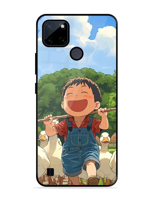 Duck Parade Glossy Soft Edge Case for Realme C21Y Chachhi