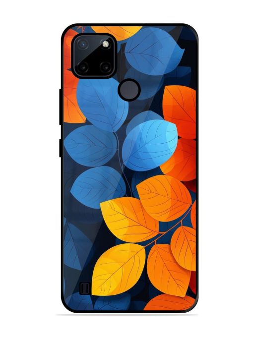 Autumn'S Contrast Glossy Soft Edge Case for Realme C21Y Chachhi