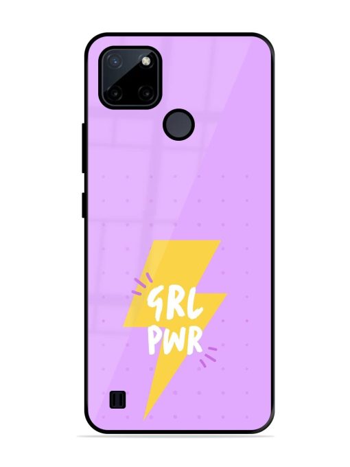 Girl Power Spark Glossy Soft Edge Case for Realme C21Y Chachhi