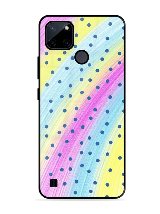 Polka Dot Paradise Glossy Soft Edge Case for Realme C21Y Chachhi