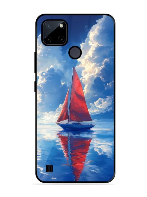 Crimson Sails Glossy Soft Edge Case for Realme C21Y Chachhi