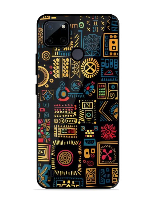 Tribal Tapestry Glossy Soft Edge Case for Realme C21Y Chachhi