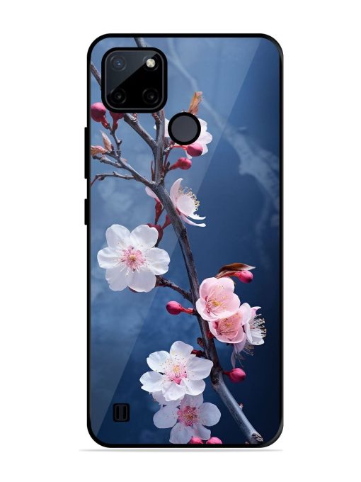 Delicate Blossoms Glossy Soft Edge Case for Realme C21Y Chachhi