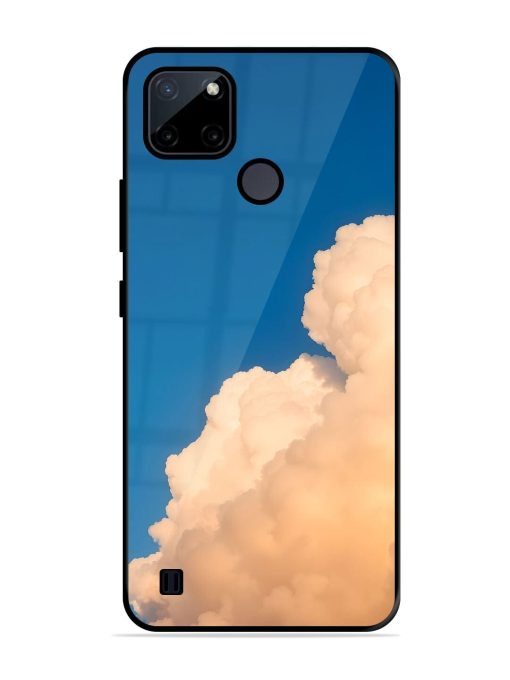 Golden Cloudscape Glossy Soft Edge Case for Realme C21Y Chachhi