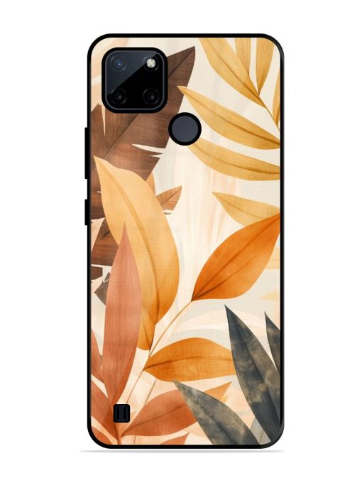 Earthy Elegance Glossy Soft Edge Case for Realme C21Y Chachhi