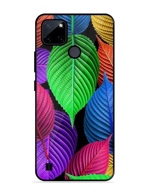 Rainbow Leaf Symphony Glossy Soft Edge Case for Realme C21Y Chachhi