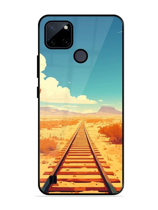 Endless Horizon Glossy Soft Edge Case for Realme C21Y Chachhi