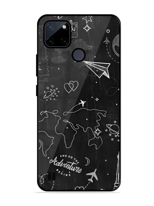 Wanderlust Sketchbook Glossy Soft Edge Case for Realme C21Y Chachhi